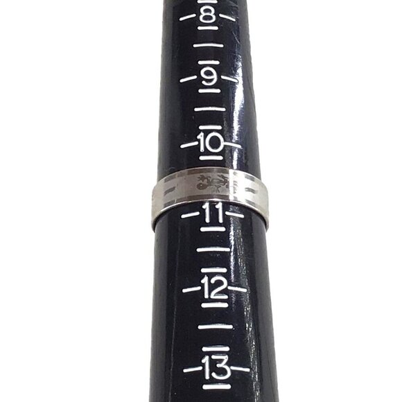 Gecko Lizard Ring Silver Tone Size 10.5 - Picture 2 of 2